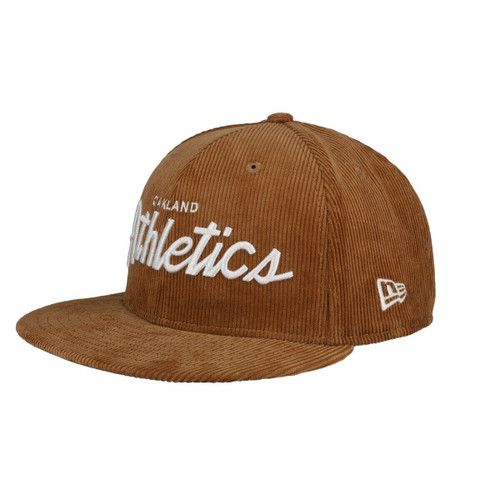 New Era Oakland Athletics Corduroy Script 9FIFTY Snapback Hat Exclusive