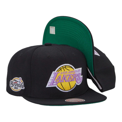 Mitchell & Ness Los Angeles Lakers NBA Snapback Hat 2010 NBA Finals Side Patch