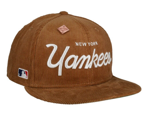 New Era New York Yankees Corduroy Script 9FIFTY Snapback Hat Exclusive