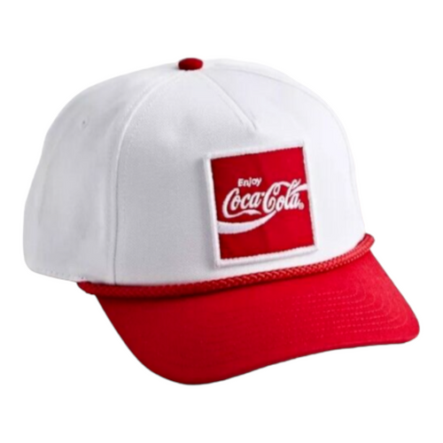 Coca-Cola Vintage Old Style Trucker Snapback Hat Cap