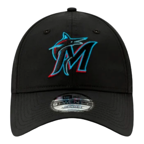 Miami Marlins 9TWENTY Perforated Strap-Back Hat Cap