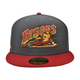 New Era Buffalo Bisons Sliding Buster 59FIFTY Fitted Hat Cap Gray MiLB