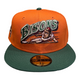 New Era Buffalo Bisons Sliding Buster 59FIFTY Fitted Hat Rust Orange MiLB