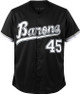 Tocament Birmingham Barons Michael Jordan 45 Baseball Jersey Black