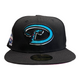 New Era Arizona Diamondbacks 59FIFTY Fitted Hat 2001 WS Patch Black / Pink