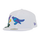 Baltimore Orioles Blooming 59FIFTY Fitted Hat White / Purple UV