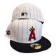 New Era Anaheim Angels Retro Pinstripe 59FIFTY Fitted Hat