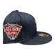 New Era Detroit Tigers Denim Pack 59FIFTY Fitted Hat 2005 ASG Side Patch