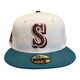 New Era Seattle Mariners Woodgrain Pack 59FIFTY Hat Cap 30th Year Patch