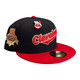 New Era Cleveland Indians 2 Tone 59FIFTY Fitted Hat With Chief Wahoo Pin