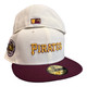 New Era Pittsburgh Pirates 59FIFTY Fitted Hat Cap Three Rivers Side Patch