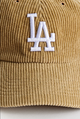 Los Angeles Dodgers Corduroy Strapback Baseball Hat Cap Khaki
