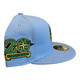 New Era Seattle Mariners 59FIFTY Fitted Hat Cap Light Blue 20 Year Patch