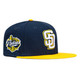 New Era San Diego Padres 59FIFTY Fitted Hat Cap Navy EST 1969 Side Patch