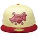 Anaheim Angels 59FIFTY Fitted Hat Pastel Yellow 50 Side Year Patch