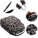 Hat Cap Carrying Carrier Case Handle Fits 6-8 Hats Carry Bag Zipper Black SKULL