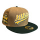 New Era Oakland Athletics Canvas Crown 59FIFTY Fitted Hat 40th Year Patch
