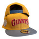 New Era San Francisco Giants 9FIFTY Snapback Hat Panama Tan 25th Year Side Patch