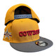 New Era Dallas Cowboys 9FIFTY Snapback Hat Panama Tan 50th Year Side Patch