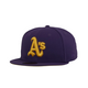 New Era Oakland Athletics 59FIFTY Fitted Hat 1972 Cap WS Side Patch Purple