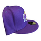 Los Angeles Lakers Upside Down Logo 59FIFTY Fitted Hat Purple