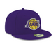 Los Angeles Lakers 59Fifty Fitted Hat Cap Purple & Gold