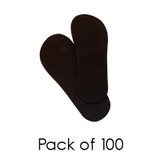 Feet - Black Foam - No Logo - 100 Pack