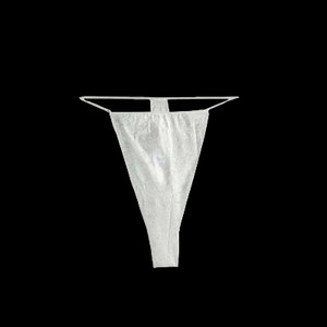 Ladies Bottom - White Thong One Size