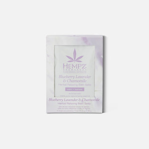 Hempz® Aromabody Blueberry Lavender & Chamomile Herbal Relaxing Bath Salts 2 x Packettes