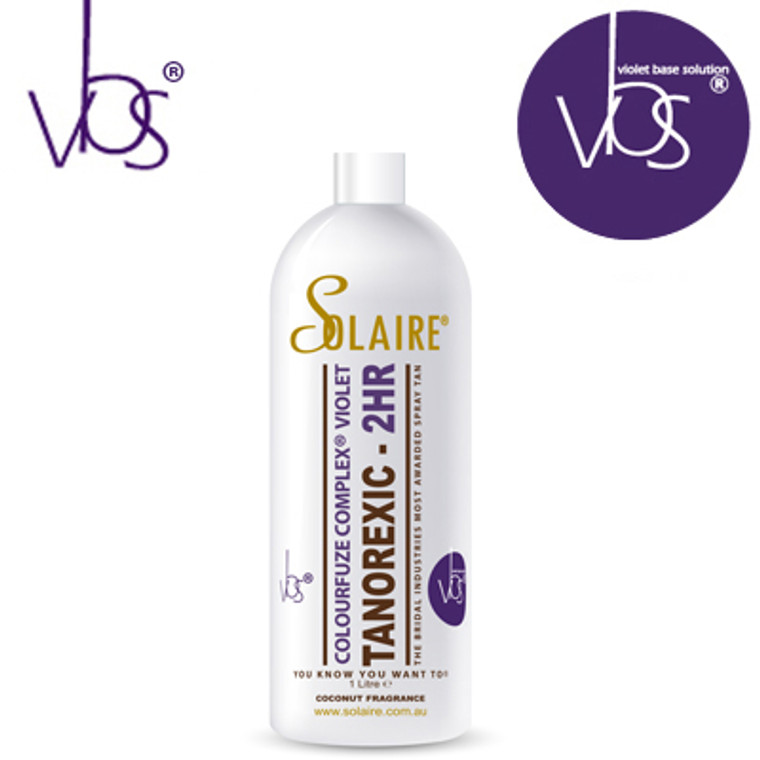 Tanorexic Extreme - 2 HR DARK - COLOURFUZE COMPLEX® Violet - VBS® - 22% DHA - 1L