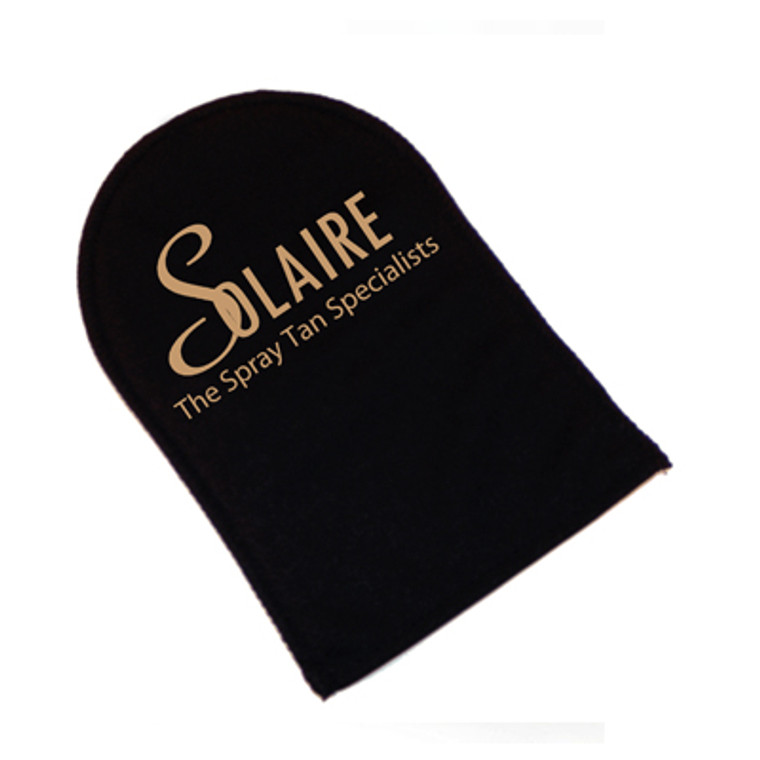Tanning Mitt with logo