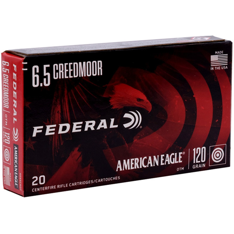 American Eagle 6.5 Creedmoor Ammo 120gr OTM