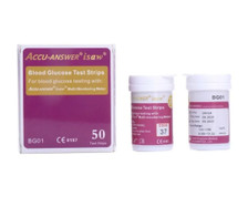 Accu-Answer iSaw Blood Glucose Diabetic Test Strips (50)