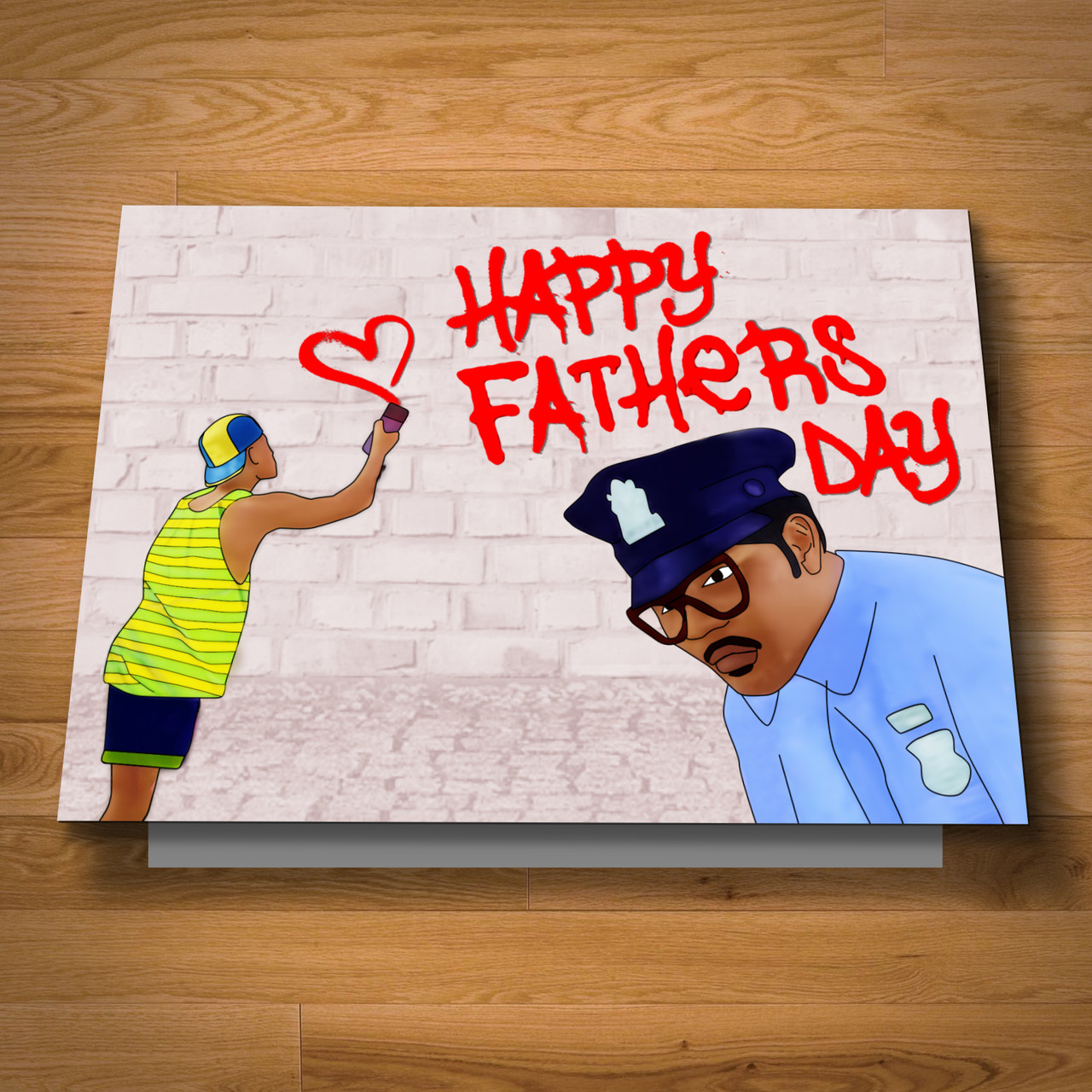 Father's Day Card - Watercolor Circles – Gina B Designs