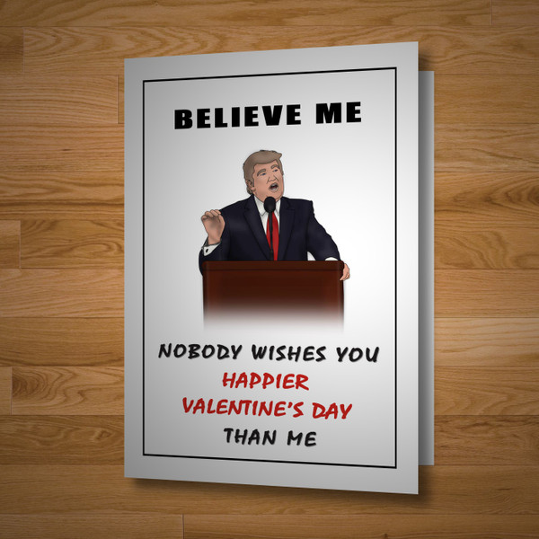 "Presidential" Valentine's Day Card