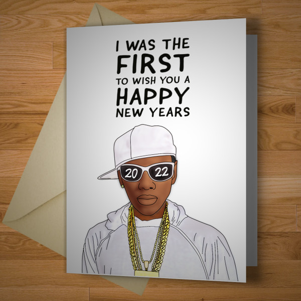 The First New Years Card Ever