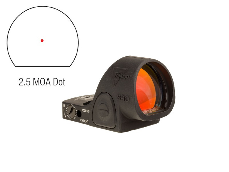 SRO ADJ SIGHT LED 2.5 MOA RED