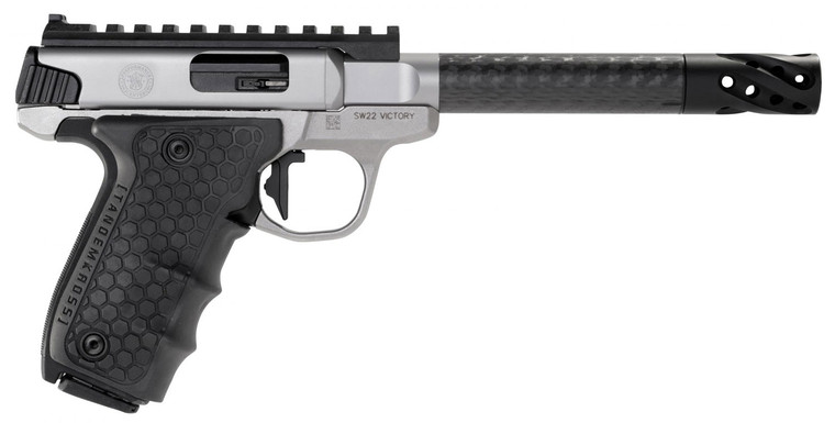 S&W VICTORY   12080  PFMC 22LR 6IN TRT MB CRBN SS