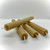 Natural Gold Hand-rolled Honeycomb Beeswax 8in Taper Candles | Pure No Color Added Tapers | Hand Rolled Dinner Tapers