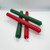 Holiday Beeswax Candles | 2 Red and 2 Green Taper Beeswax Candles | Christmas Candles | Handmade