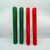 Holiday Beeswax Candles | 2 Red and 2 Green Taper Beeswax Candles | Christmas Candles | Handmade