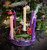 Advent Candles 5-pc Set with Christ Candle | Hand-rolled Honeycomb Beeswax Taper Candles