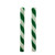 Green and white honeycomb beeswax tapers