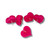Rose Scented Beeswax Heart Floating Candles – Set of 5