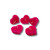 Rose Scented Beeswax Heart Floating Candles – Set of 5