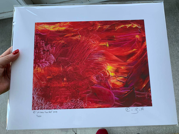 Limited edition print of artwork A Week From Hell
