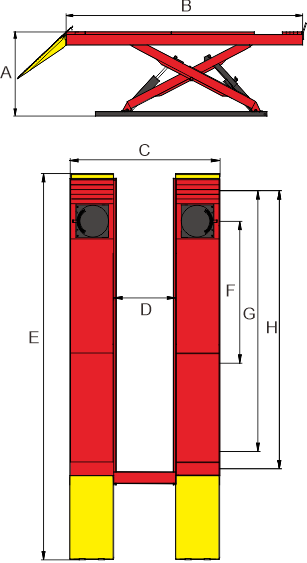 AMGO AX-12A Specifications Diagram