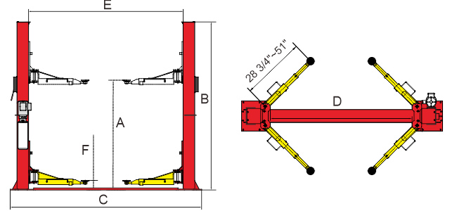AMGO Hydraulics BP-10 Specs diagram