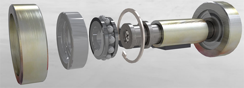 Autostacker safety lock wheel