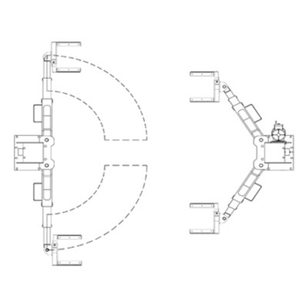 AMGO® Hydraulics 20807Adjustable Wheel Support Adapters - Qty 1